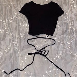 Wrap Tie Crop Top